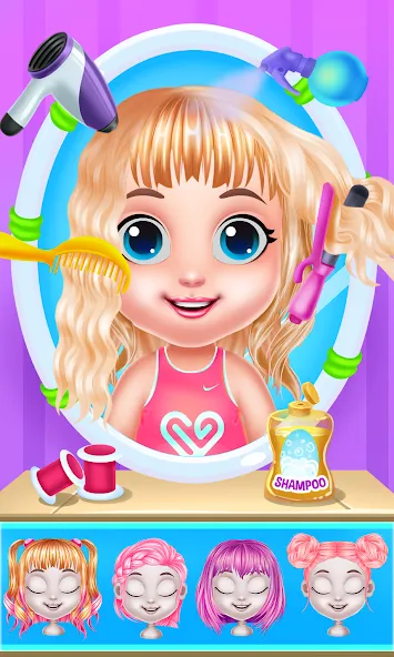 Baby Girl Caring Pinky Style (Беби Грл Керинг Пинки Стайл) [МОД Premium] APK Android Screenshot 2