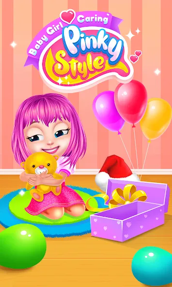 Baby Girl Caring Pinky Style (Беби Грл Керинг Пинки Стайл) [МОД Premium] APK Android Screenshot 4