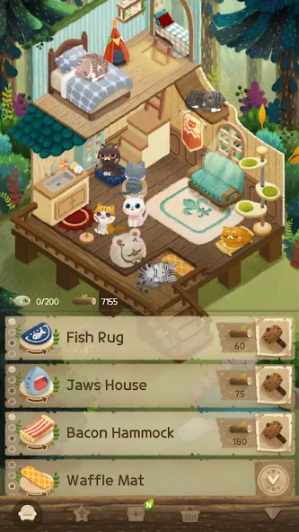 Secret Cat Forest (Сикрет Кэт Форест) [МОД Все открыто] APK Android Screenshot 4