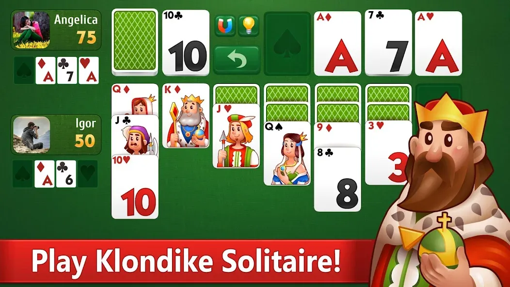 Klondike Solitaire card game [МОД Mega Pack] APK Android Screenshot 1