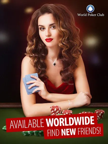 Poker Games: World Poker Club (Покер Гейм) [МОД Бесконечные монеты] APK Android Screenshot 1