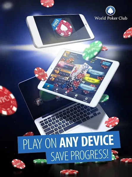 Poker Games: World Poker Club (Покер Гейм) [МОД Бесконечные монеты] APK Android Screenshot 3
