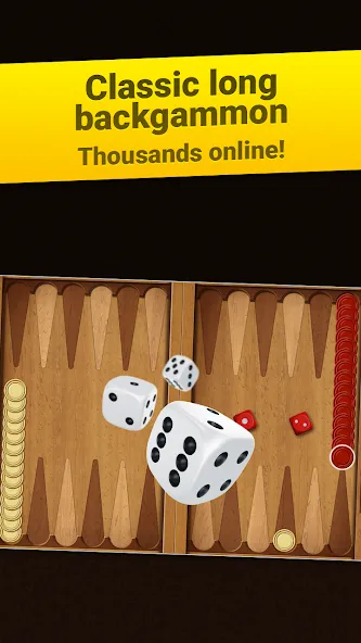 Backgammon Long Arena [МОД Бесконечные монеты] APK Android Screenshot 1