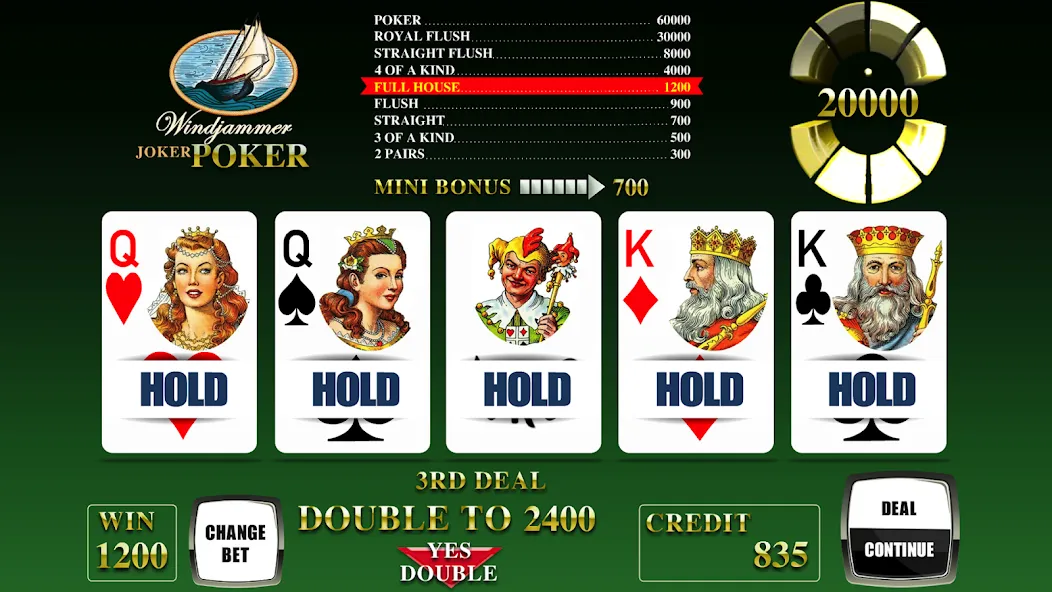 Windjammer Poker (Уиндджаммер Покер) [МОД Premium] APK Android Screenshot 2