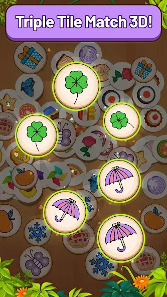 Triple Tile 3D: Connect Puzzle (Трипл Тайл 3Д) [МОД Все открыто] APK Android Screenshot 2