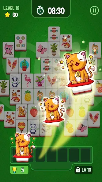 Mahjong Triple 3D -Tile Match (Маджонг Трипл 3Д) [МОД Unlocked] APK Android Screenshot 3