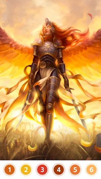 Angel & Devil Paint by Number [МОД Unlocked] APK Android Screenshot 1