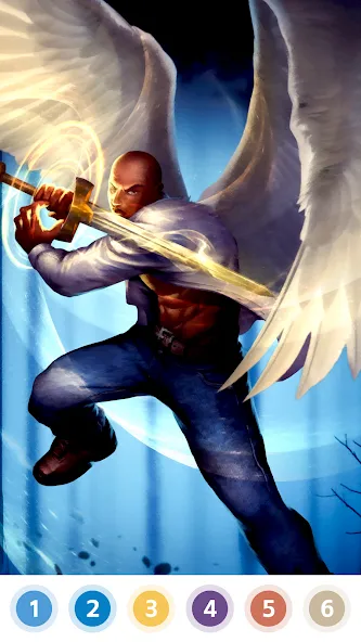 Angel & Devil Paint by Number [МОД Unlocked] APK Android Screenshot 2