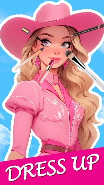 Doll Makeover: dress up games (Долл Мейковер) [МОД Бесконечные монеты] APK Android Screenshot 1