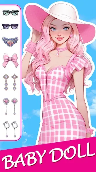 Doll Makeover: dress up games (Долл Мейковер) [МОД Бесконечные монеты] APK Android Screenshot 2