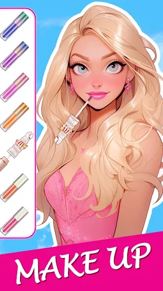 Doll Makeover: dress up games (Долл Мейковер) [МОД Бесконечные монеты] APK Android Screenshot 4