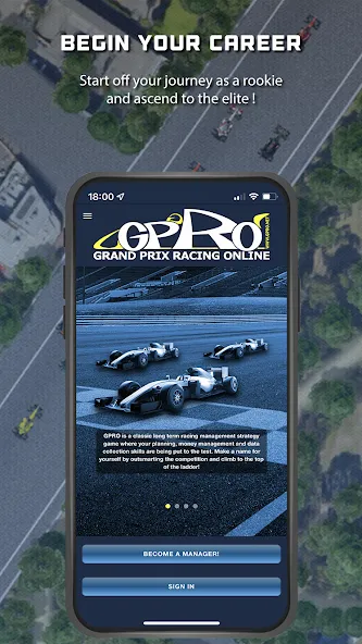 GPRO - Classic racing manager (ГПРО) [МОД Меню] APK Android Screenshot 1