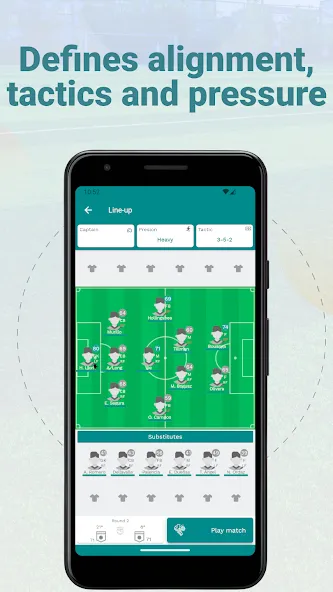 Superkickoff - Soccer manager (уперкикофф) [МОД Unlocked] APK Android Screenshot 5
