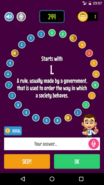 Alphabet Game (Пасапалабра) [МОД Меню] APK Android Screenshot 2