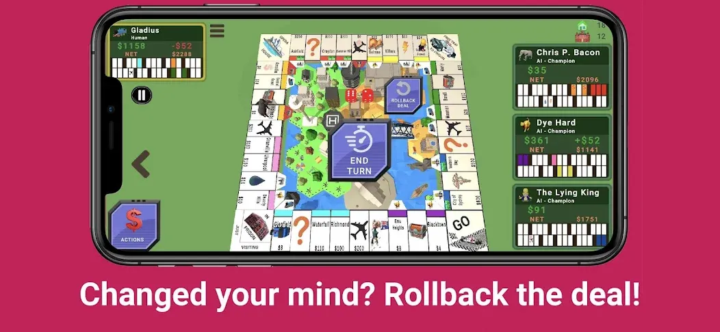 Quadropoly - Monopolist Tycoon [МОД Все открыто] APK Android Screenshot 4