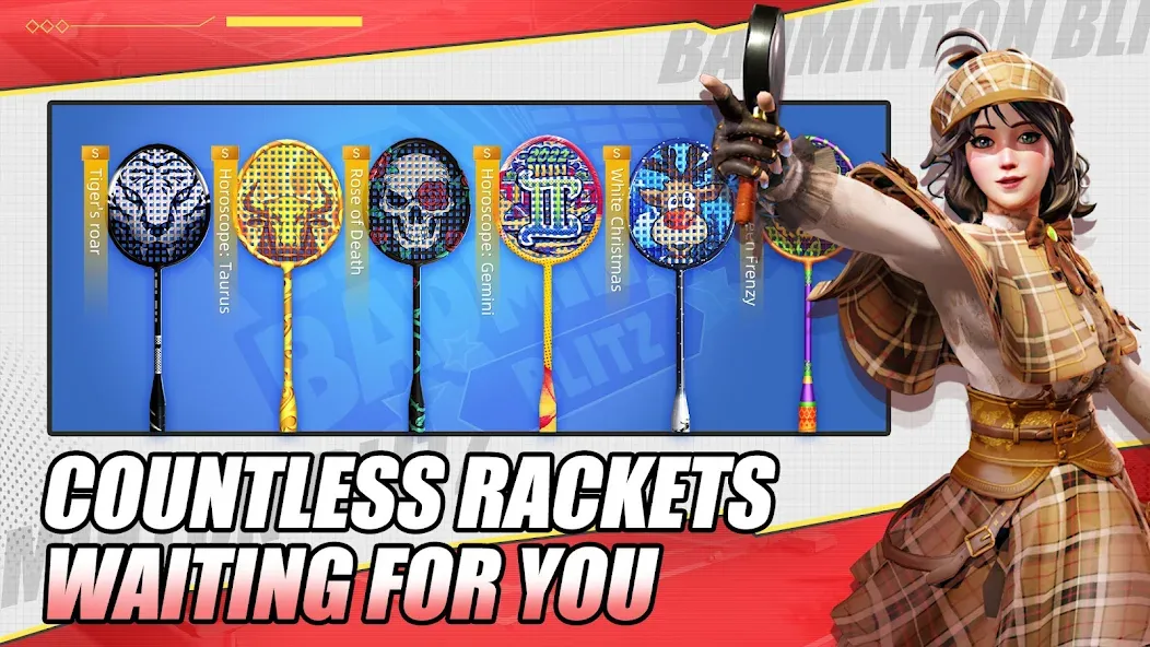 Badminton Blitz - PVP online (Бэдминтон Блиц) [МОД Premium] APK Android Screenshot 2