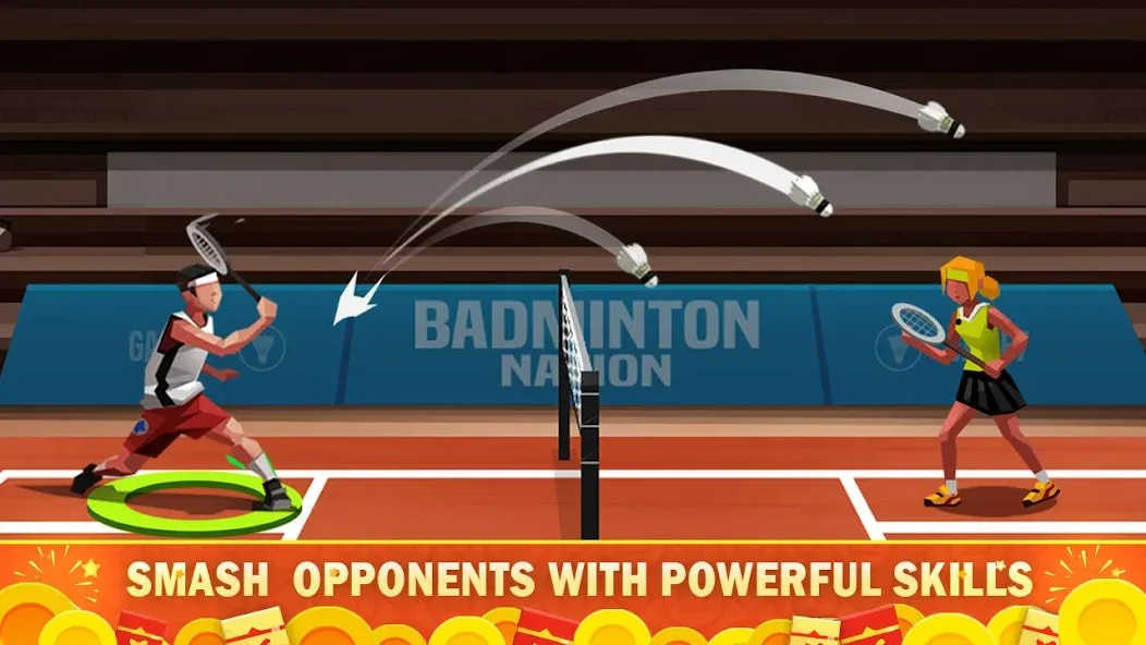 Badminton League [МОД Premium] APK Android Screenshot 2