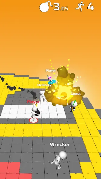 Do Not Boom .io - Tag io game [МОД Много денег] APK Android Screenshot 4