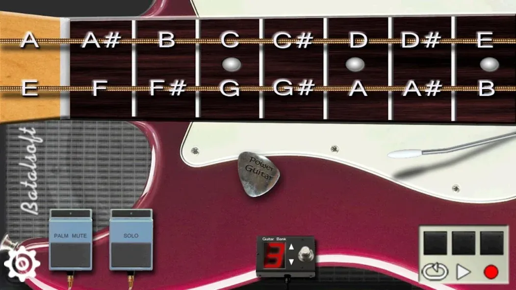 Power guitar HD [МОД Premium] APK Android Screenshot 1