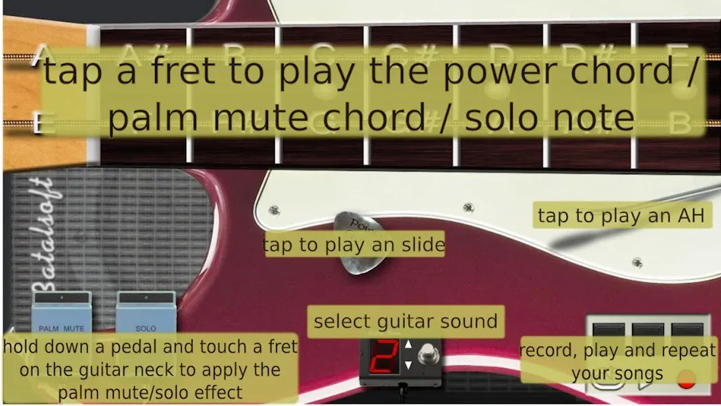 Power guitar HD [МОД Premium] APK Android Screenshot 4