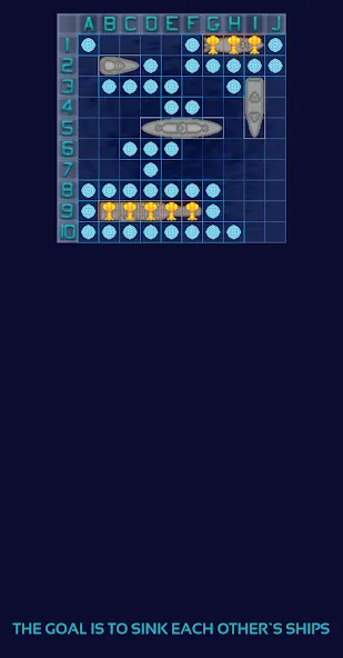 Battleship: Sea Battle (Бэттлшип) [МОД Бесконечные монеты] APK Android Screenshot 2