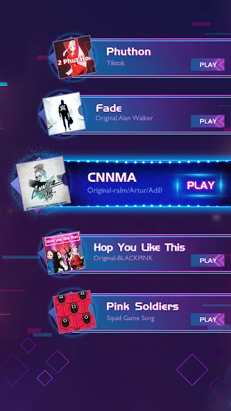 Piano Music Hop: EDM Rush! (Пиано музыка хоп) [МОД Все открыто] APK Android Screenshot 3