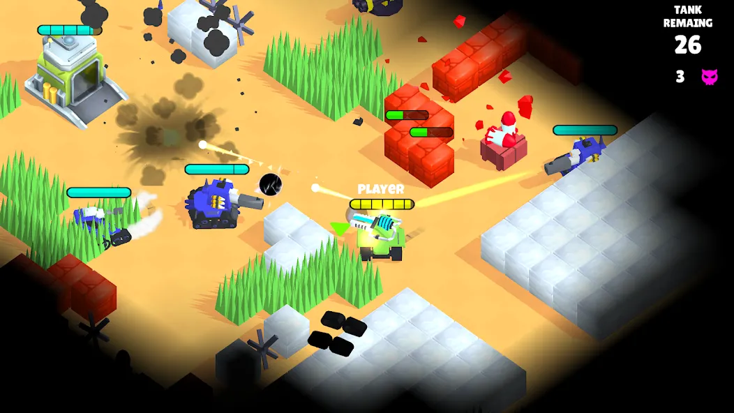 Super Tank Hero (Танковые сражения ) [МОД Premium] APK Android Screenshot 4