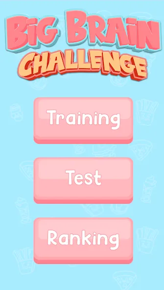 big brain challenge (биг брейн челлендж) [МОД Unlocked] APK Android Screenshot 1