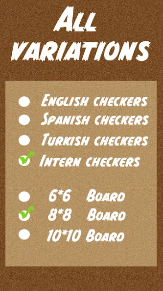 Checkers - Damas [МОД Много денег] APK Android Screenshot 3