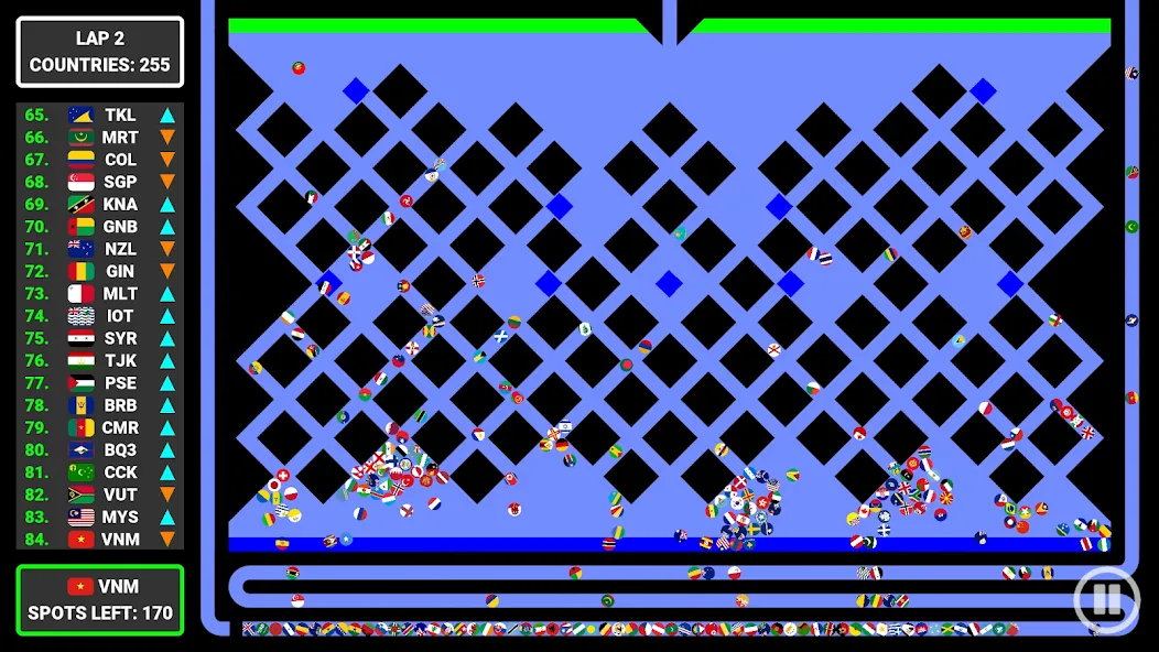 World Marble Race (Ворлд Марбл Рейс) [МОД Много денег] APK Android Screenshot 2