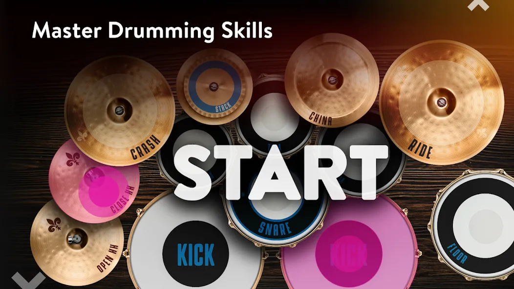 Real Drum: electronic drums (Риал драм) [МОД Много денег] APK Android Screenshot 2