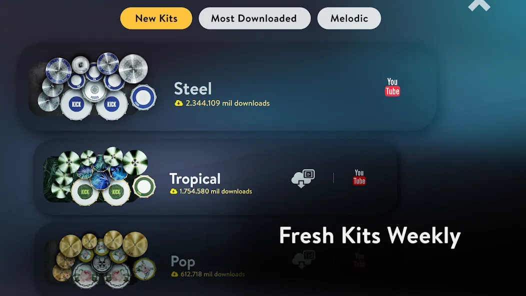 Real Drum: electronic drums (Риал драм) [МОД Много денег] APK Android Screenshot 5