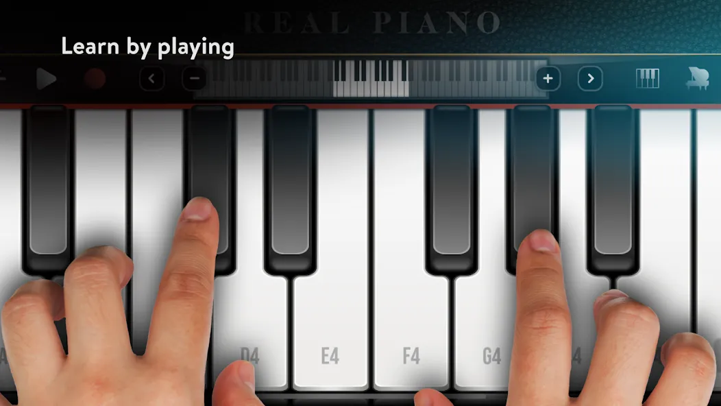 Real Piano electronic keyboard (Риал Пиано) [МОД Много денег] APK Android Screenshot 1