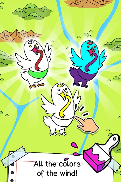Birds Evolution: Merge Game (Брдс Эволюшн) [МОД Много денег] APK Android Screenshot 3