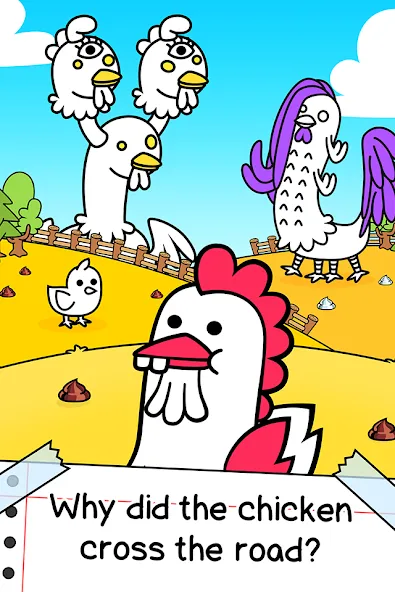 Chicken Evolution: Idle Game (Чикен Эволюшн) [МОД Все открыто] APK Android Screenshot 1