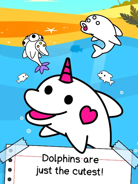 Dolphin Evolution: Idle Mutant (Дольфин эволюшн) [МОД Бесконечные монеты] APK Android Screenshot 5