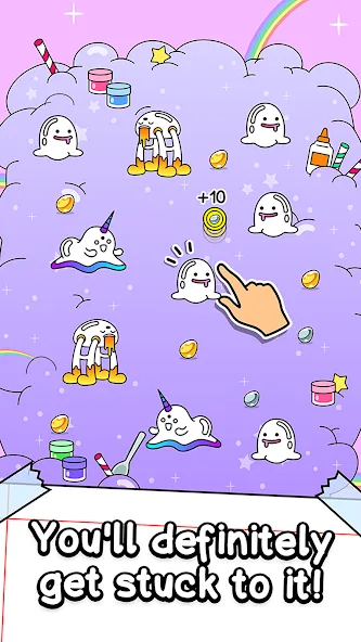 Slime Evolution: Merge ASMR (Слайм Эволюция) [МОД Бесконечные монеты] APK Android Screenshot 2