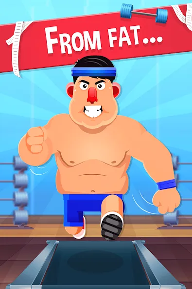 Fat No More: Sports Gym Game! (Фэт Но Море) [МОД Mega Pack] APK Android Screenshot 1