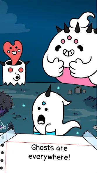 Ghost Evolution: Merge Spirits (Гост Эволюшн) [МОД Unlocked] APK Android Screenshot 1