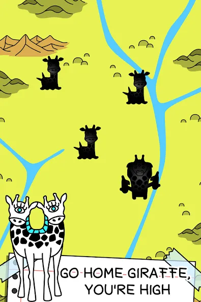 Giraffe Evolution: Idle Game (Жираф Эволюция) [МОД Mega Pack] APK Android Screenshot 3