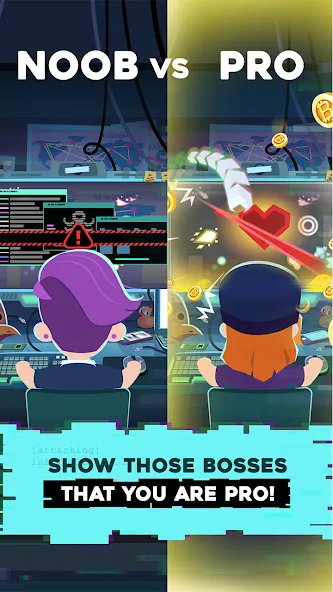 Hacking Hero: Hacker Clicker (Хакинг герой) [МОД Все открыто] APK Android Screenshot 5