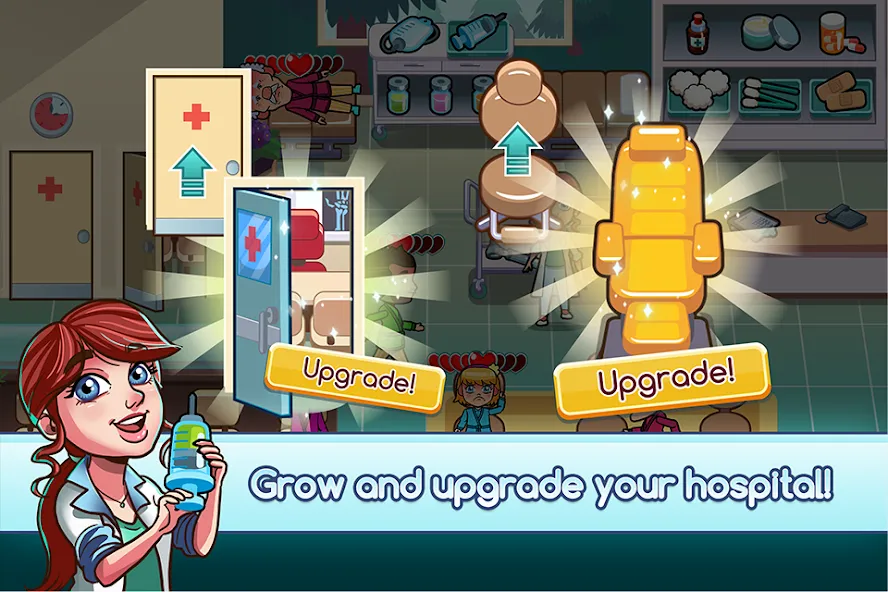 Hospital Dash Tycoon Simulator (Хоспиталь Даш Тайкун Симулятор) [МОД Premium] APK Android Screenshot 4