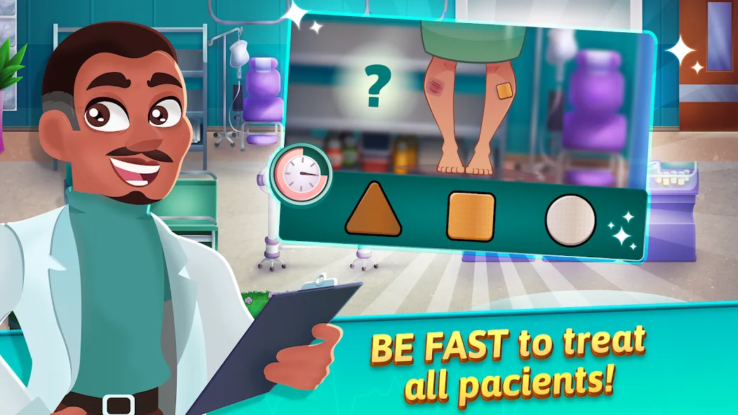 Medicine Dash: Hospital Game (Медицинский Дэш) [МОД Много денег] APK Android Screenshot 2