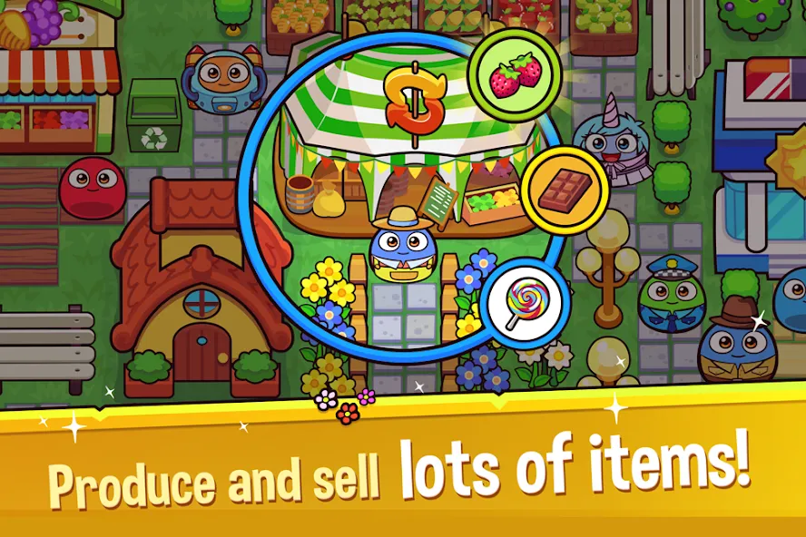 My Boo Town: City Builder Game (Май Бу Таун) [МОД Меню] APK Android Screenshot 5