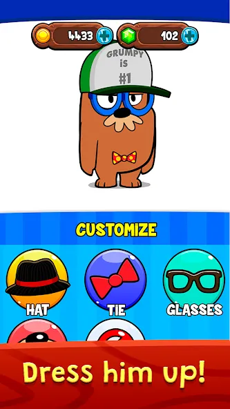 My Grumpy: Funny Virtual Pet (Май Грампи) [МОД Premium] APK Android Screenshot 3