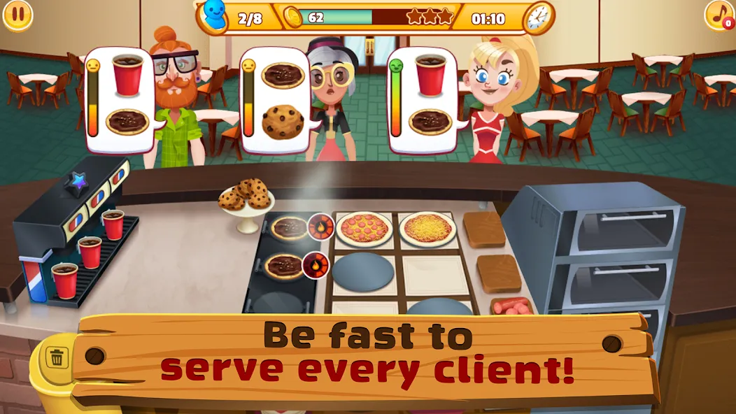 My Pizza Shop 2: Food Games (Мой Пиццерия 2) [МОД Бесконечные монеты] APK Android Screenshot 5