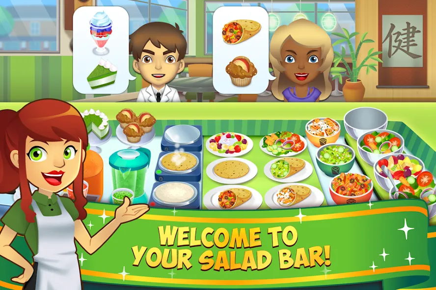 My Salad Bar: Veggie Food Game (Мой салатбар) [МОД Меню] APK Android Screenshot 1