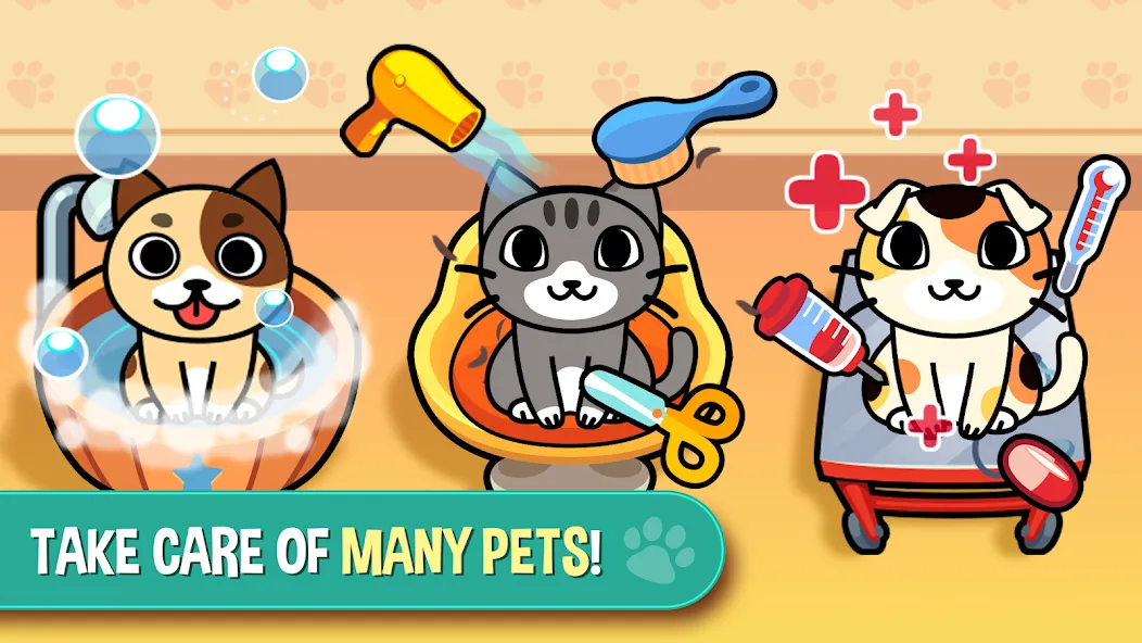 My Virtual Pet Shop: Animals (Мой Виртуальный Зоомагазин) [МОД Меню] APK Android Screenshot 1