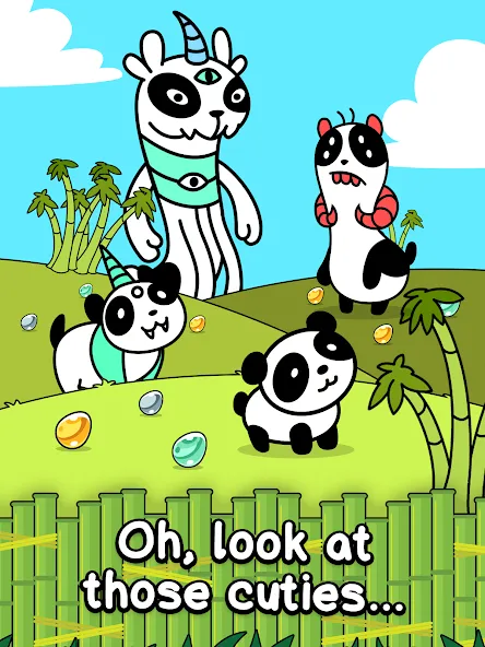 Panda Evolution: Idle Clicker (Панда Эволюция) [МОД Бесконечные монеты] APK Android Screenshot 5