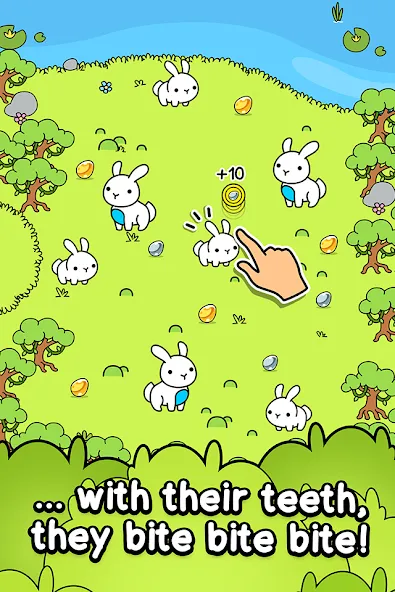 Rabbit Evolution: Merge Bunny (Рэббит Эволюшн) [МОД Unlocked] APK Android Screenshot 2
